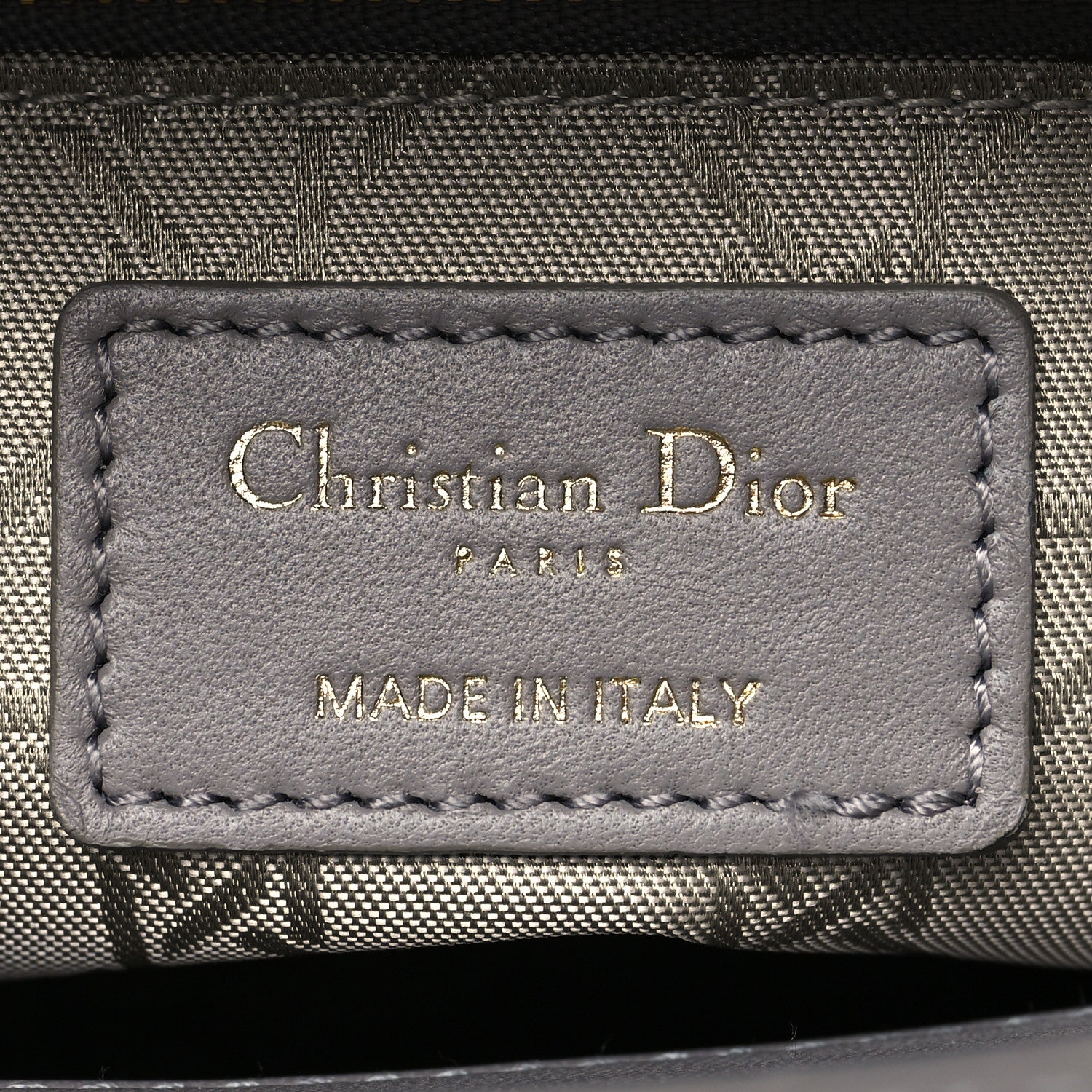 Christian Dior Lambskin Cannage Small My ABCDior Lady Dior Grey 6 of 10