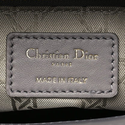 Christian Dior Lambskin Cannage Small My ABCDior Lady Dior Grey 6 of 10