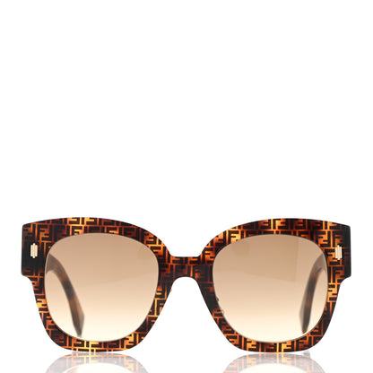 Fendi Acetate FF Sunglasses FF 0458/G/S Havana 2 of 8