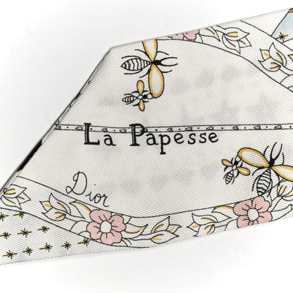 Christian Dior Silk High Priestess Tarot Mitzah Scarf Off White 3 of 3