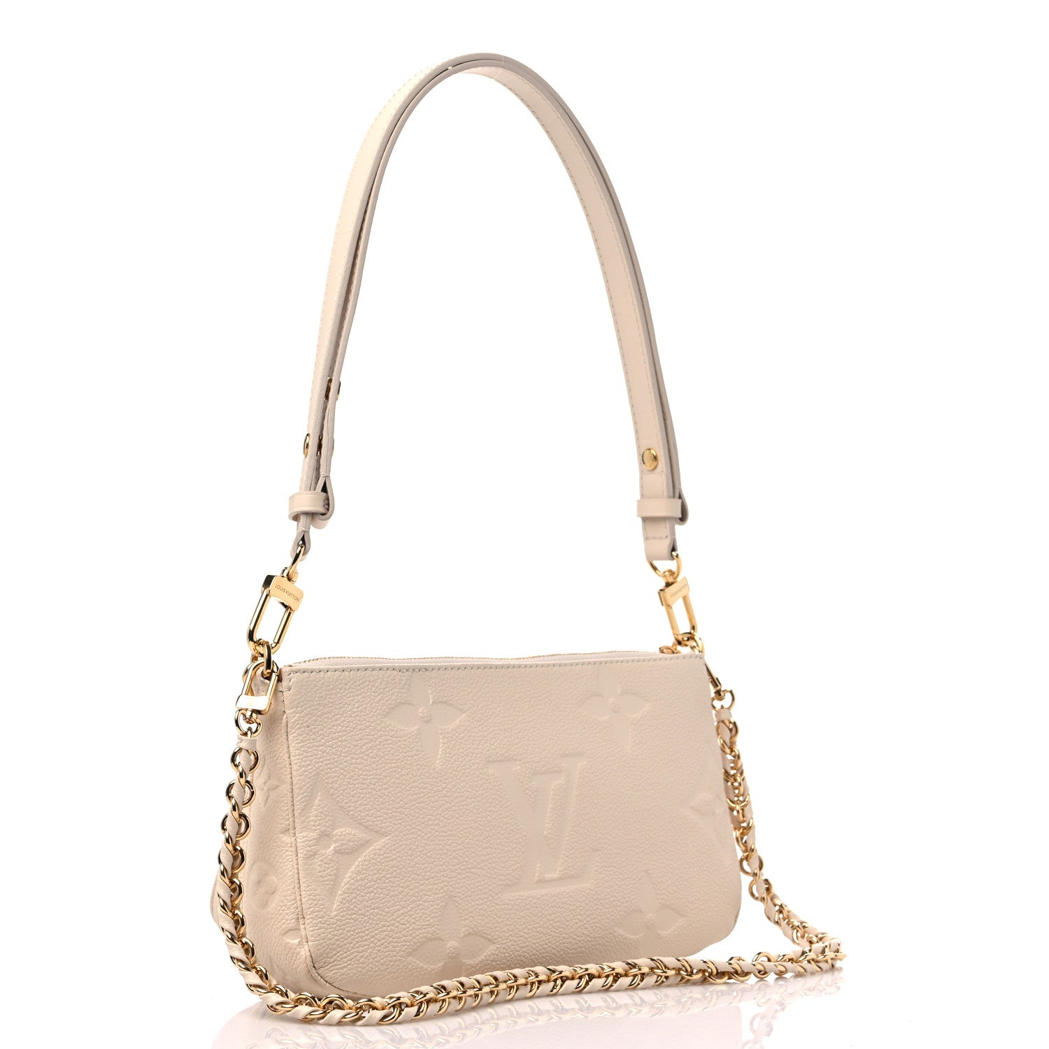 Louis Vuitton Empreinte Monogram Giant Multi Pochette Accessories Cream 3 of 9