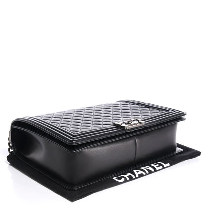 Chanel Lambskin Quilted Large Boy Flap Black 4 of 8
