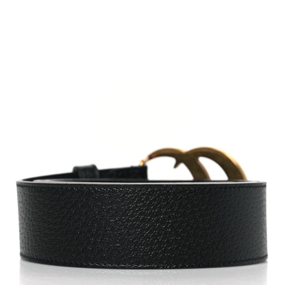 Gucci Calfskin Double G 30mm Belt 85 34 Black 3 of 6