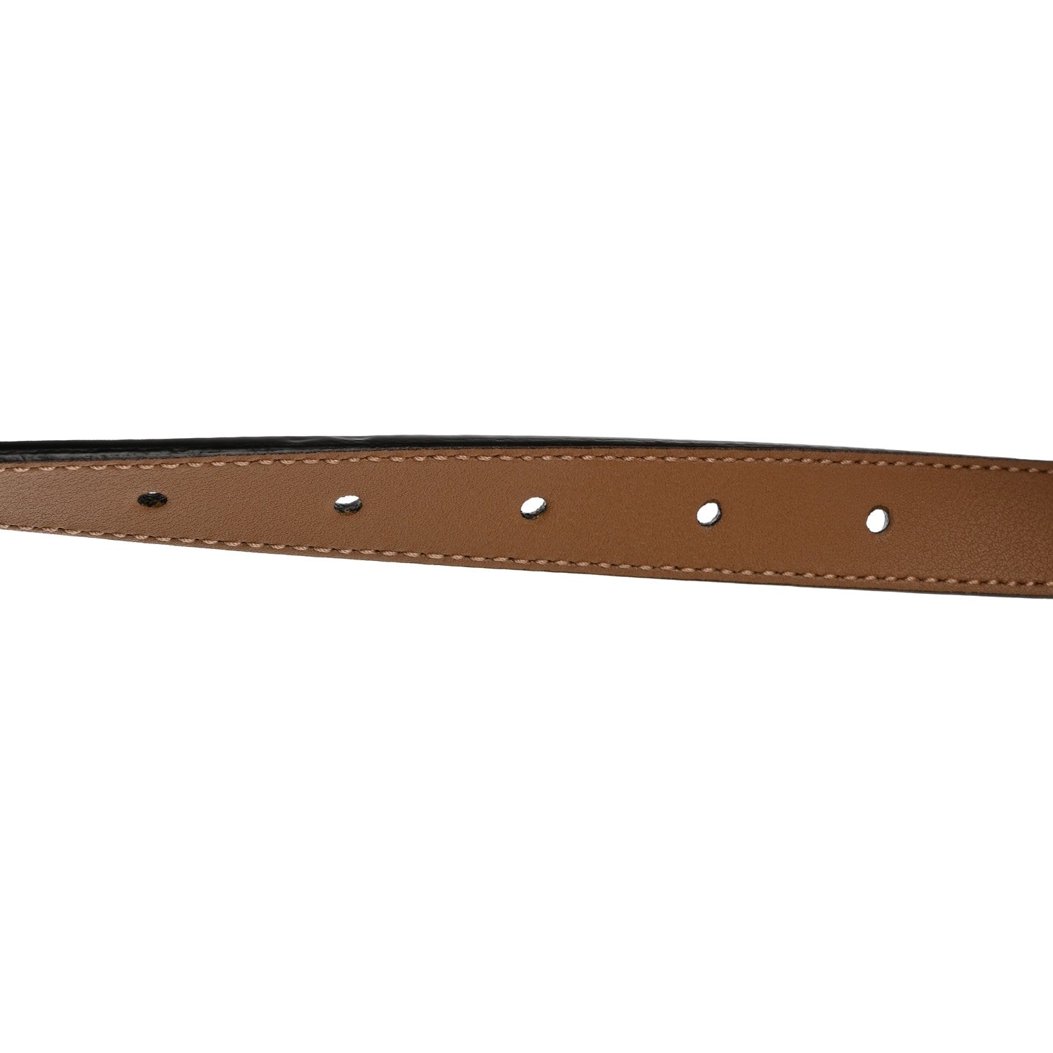 Gucci Moon Calfskin Double G 20mm Belt 80 32 Natural Tan 4 of 6