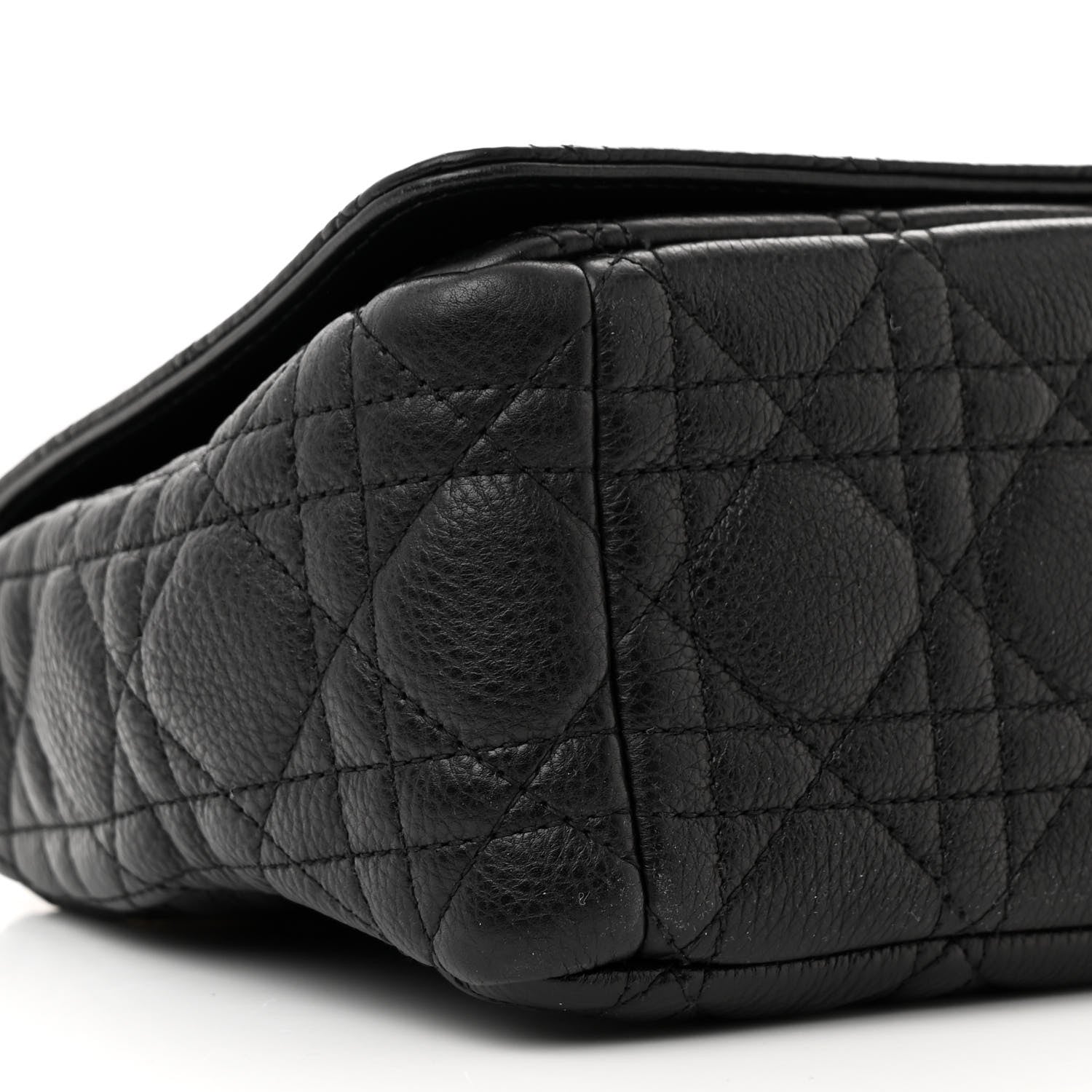 Christian Dior Calfskin Cannage Medium Caro Bag Black 9 of 14