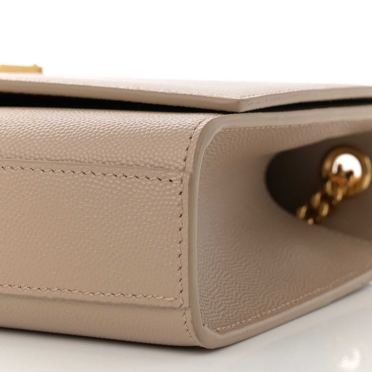 Grain De Poudre Medium Monogram Kate Satchel Dark Beige
