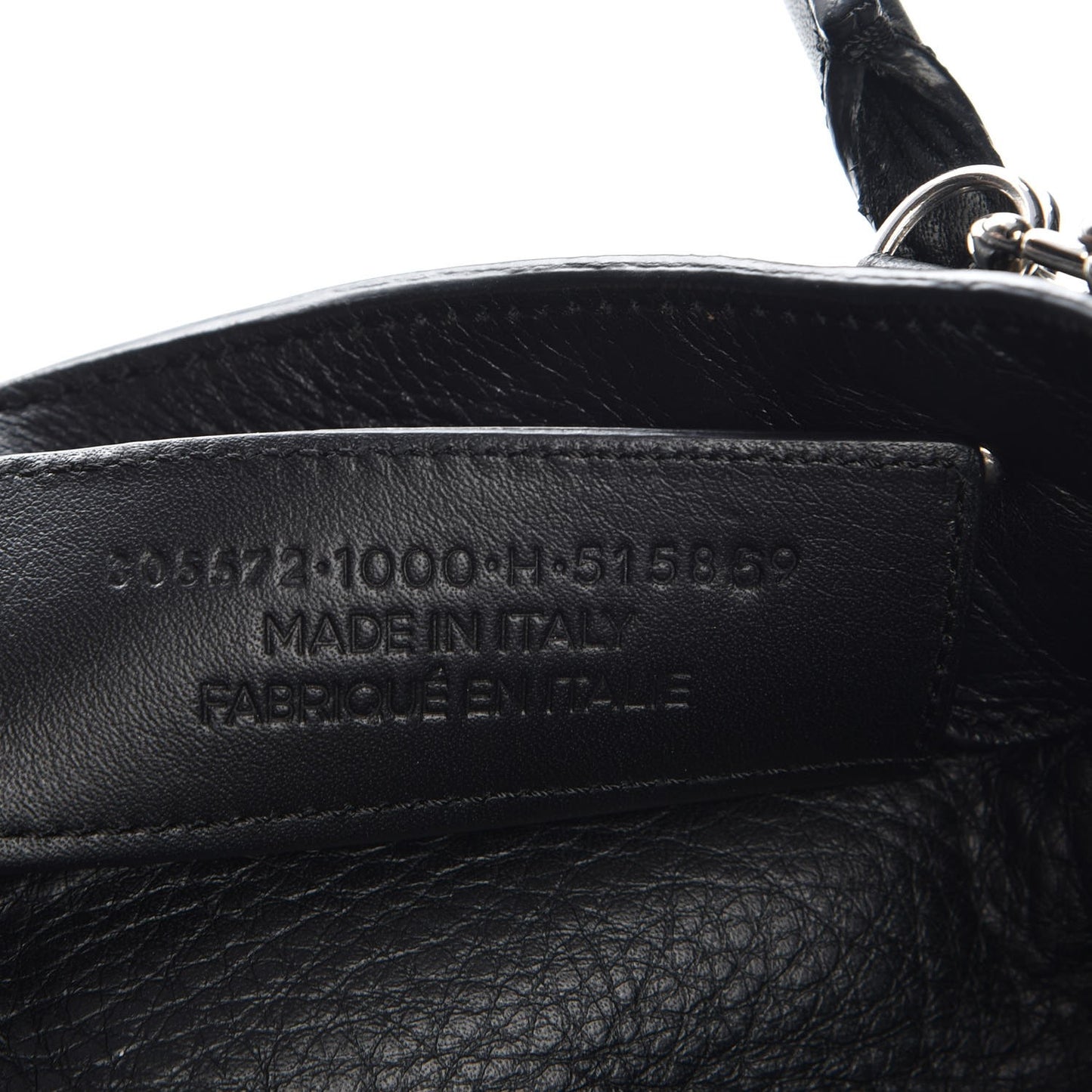 Calfskin Papier Mini A4 Zip Around Tote Black