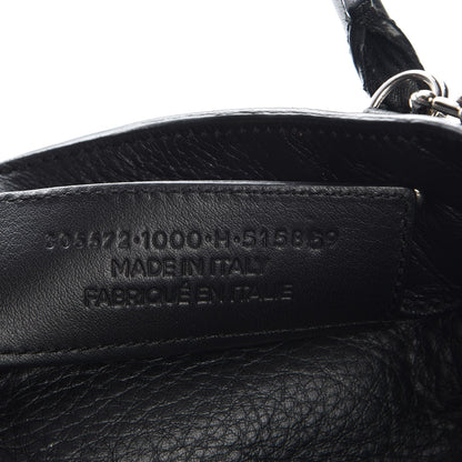 Balenciaga Calfskin Papier Mini A4 Zip Around Tote Black 8 of 8