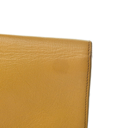 Saint Laurent Goatskin Large Belle de Jour Clutch Saffron 15 of 15