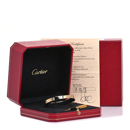 Cartier 18K Yellow Gold LOVE Bracelet 17 6 of 6