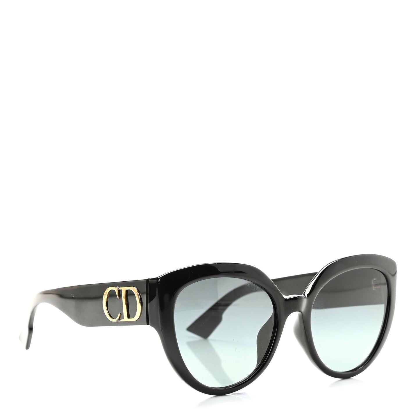 Acetate DDiorF Cat Eye Sunglasses Black