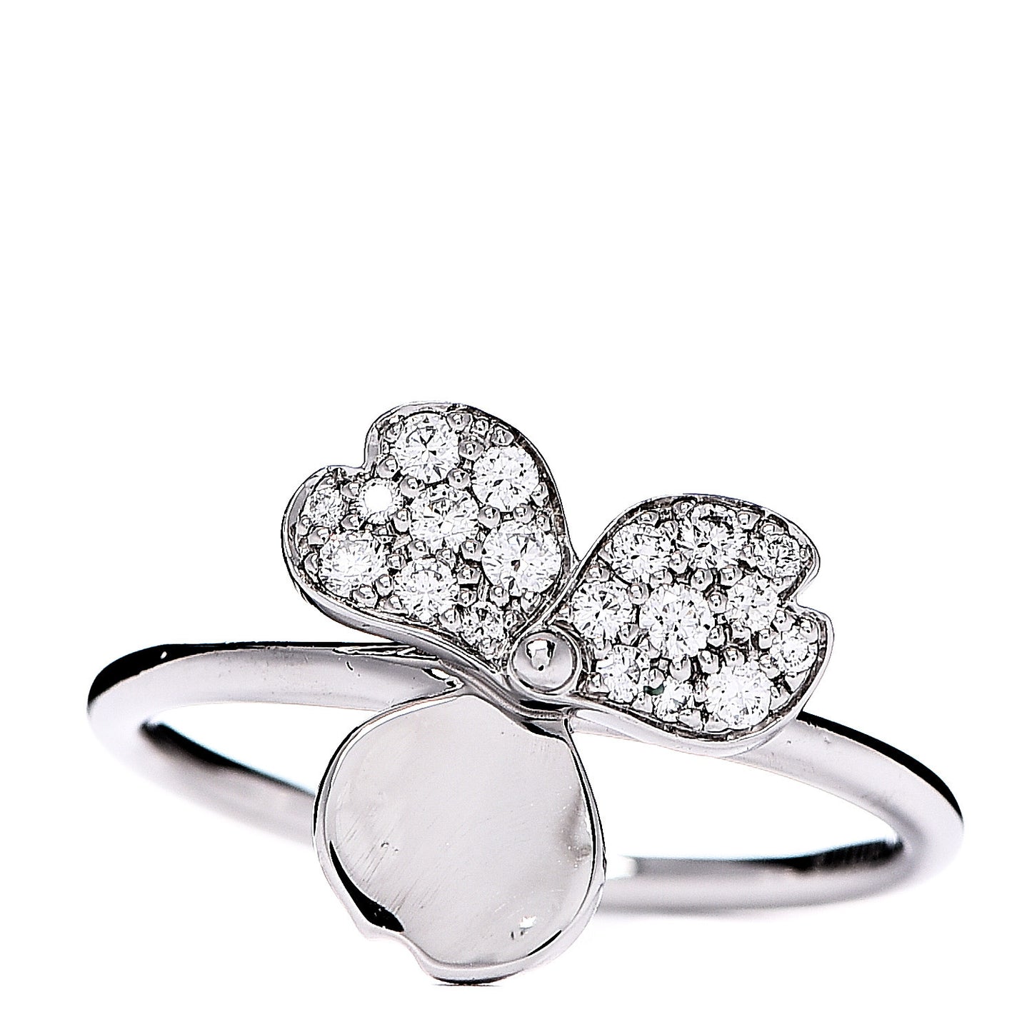 Platinum Diamond Paper Flowers Ring 52 6