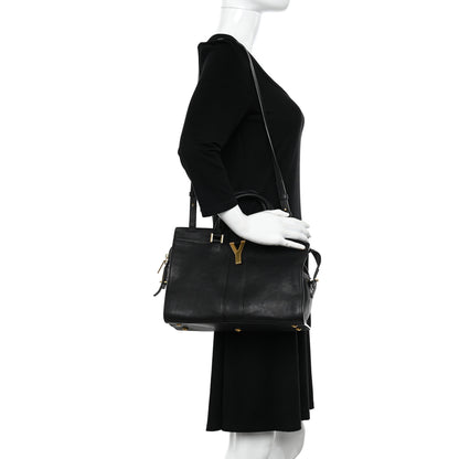 Saint Laurent Sheepskin Small Cabas ChYc Black 2 of 10