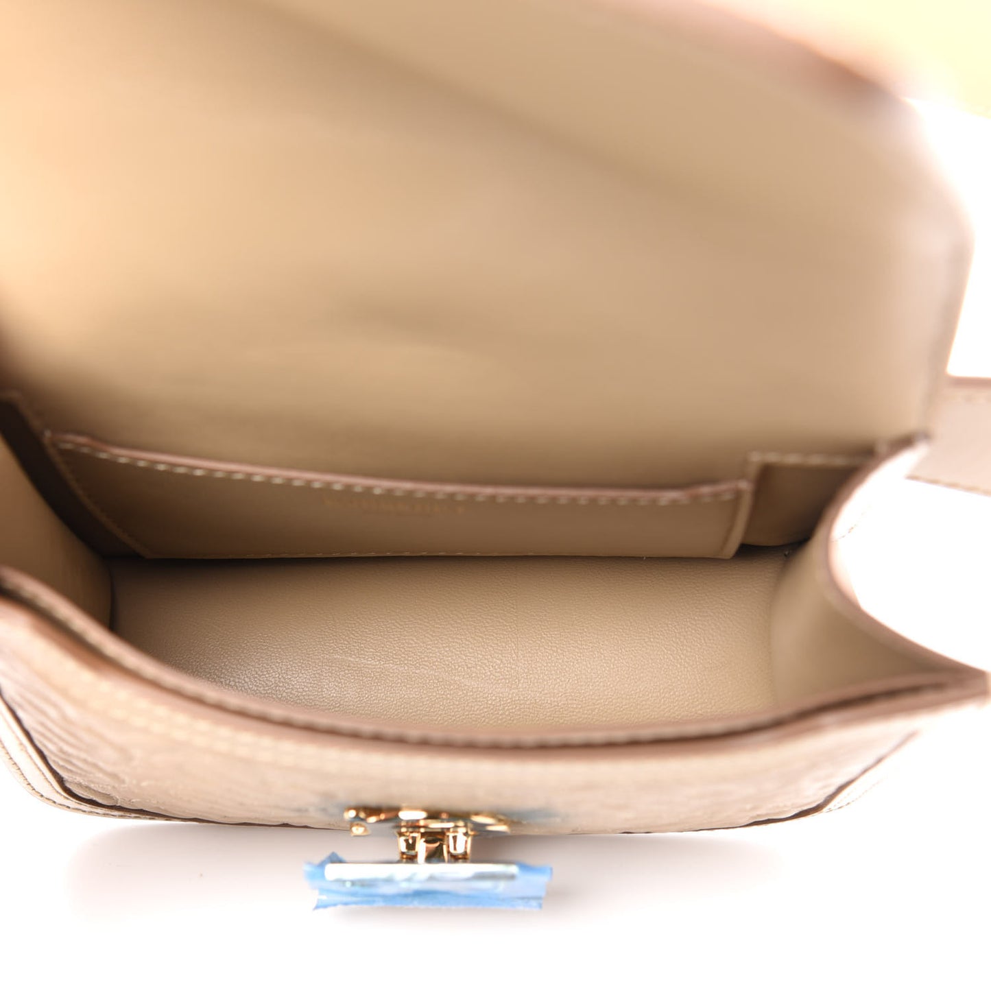 Lambskin Embossed Monogram TB Bum Bag Honey