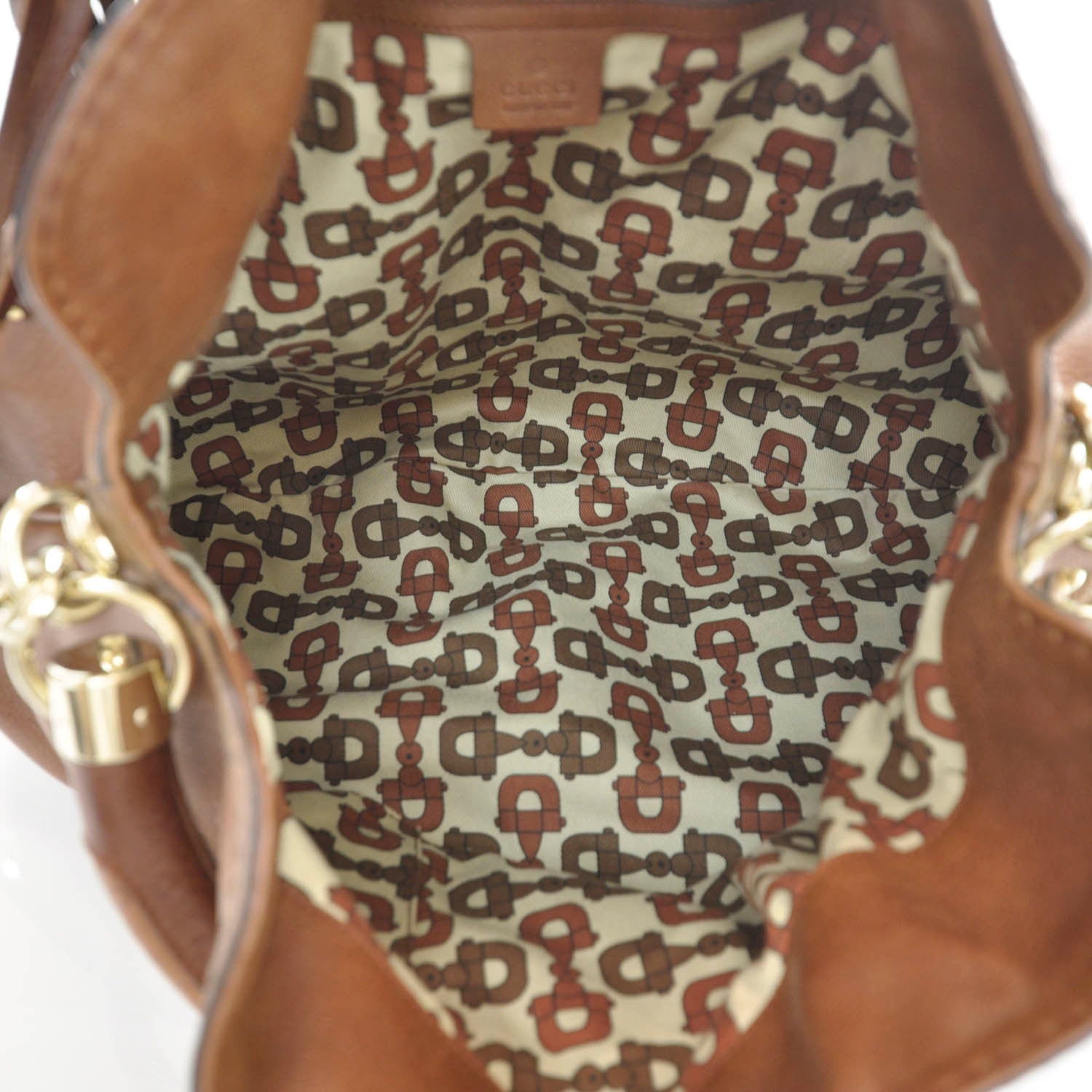 Gucci Leather Large Indy Hobo Brown 11 of 11