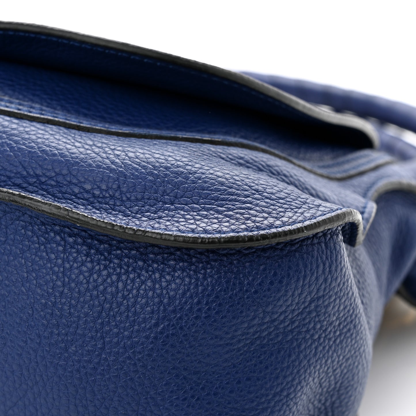 Calfskin Medium Marcie Satchel Sea Water