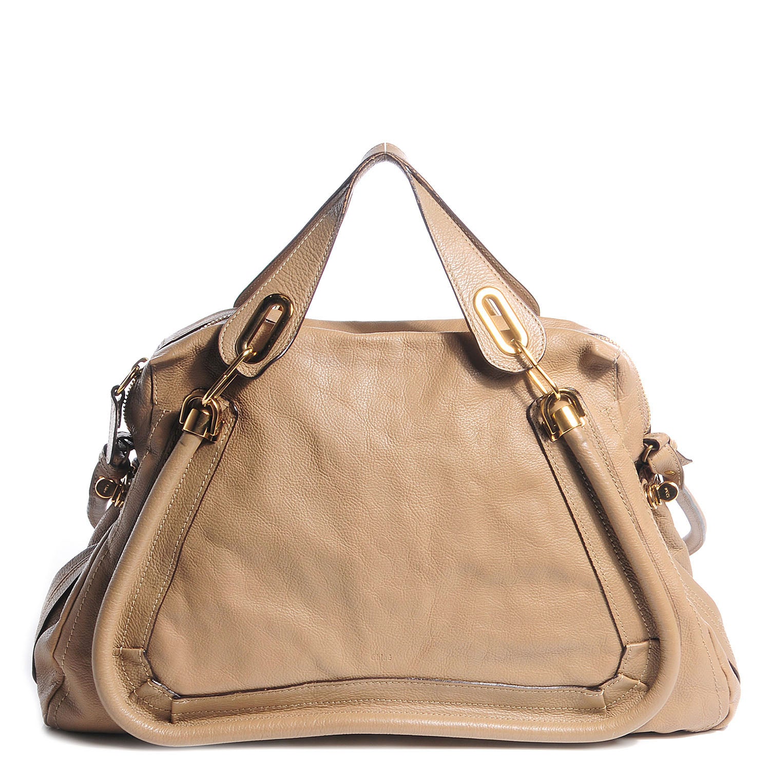 Chloe Calfskin Large Paraty Beige 1 of 9