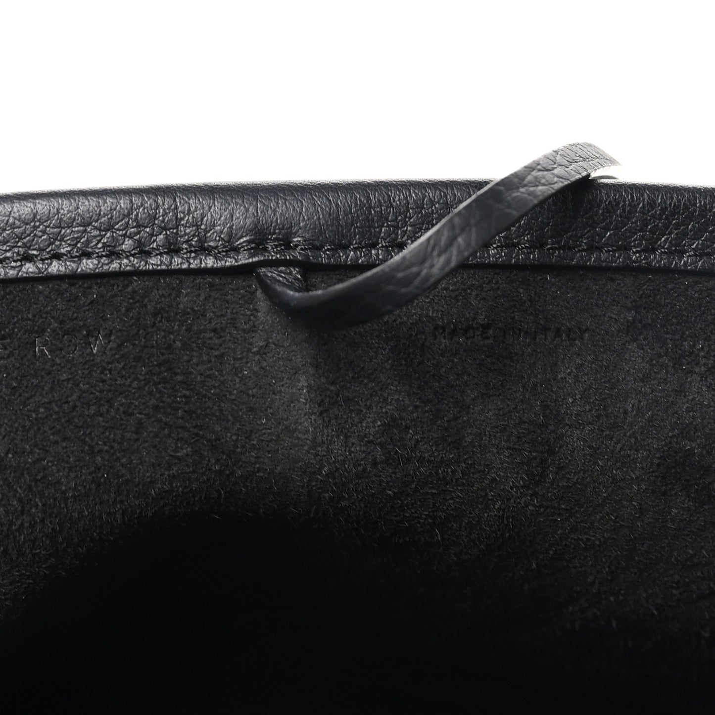 Grained Calfskin Medium Park Tote Black