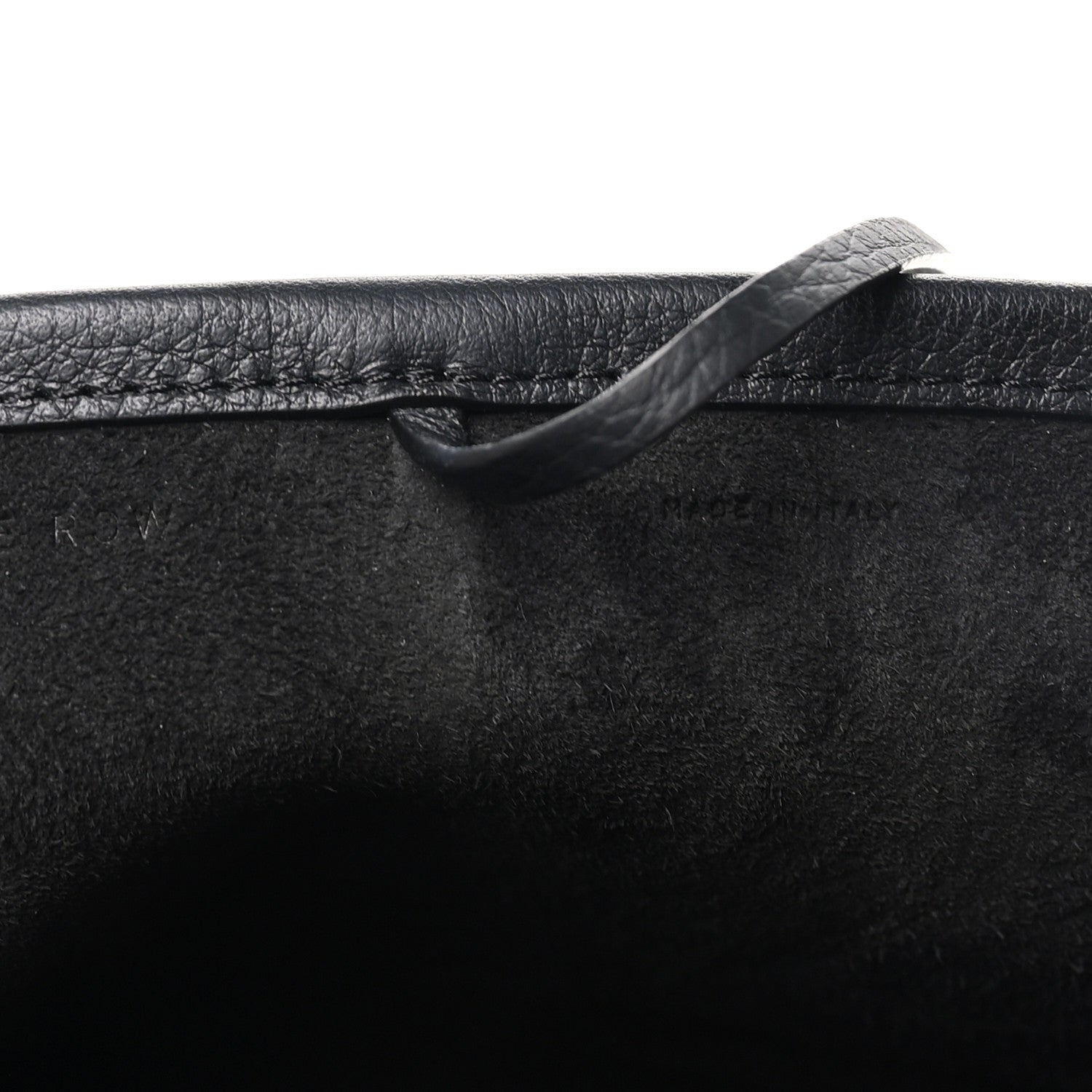 The Row Grained Calfskin Medium Park Tote Black 6 of 9