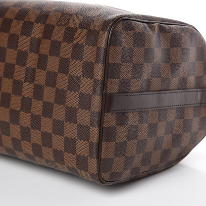 Louis Vuitton Damier Ebene Speedy Bandouliere 30 9 of 9