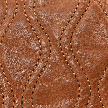 Alexander Wang Lambskin Quilted Rocco Duffel Brown 7 of 9