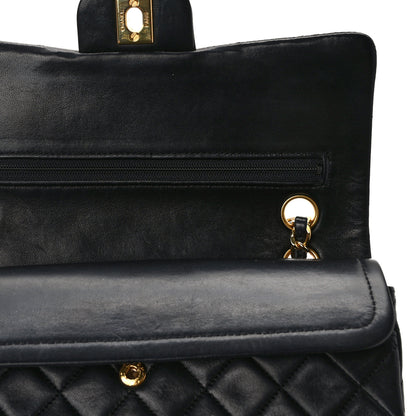Chanel Lambskin Quilted Small Double Flap Black 16 of 18