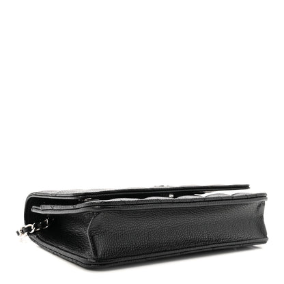 Chanel Caviar Quilted Wallet on Chain WOC Black 4 of 12