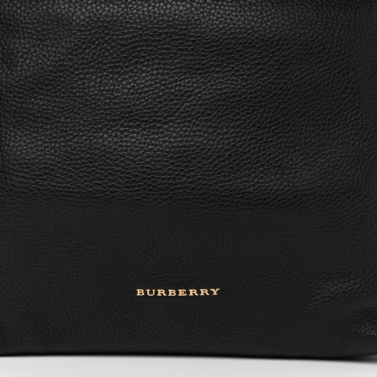 London Grainy Calfskin Medium Cale Hobo Black