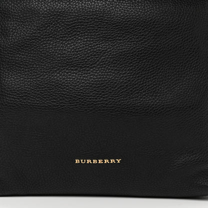 Burberry London Grainy Calfskin Medium Cale Hobo Black 8 of 10