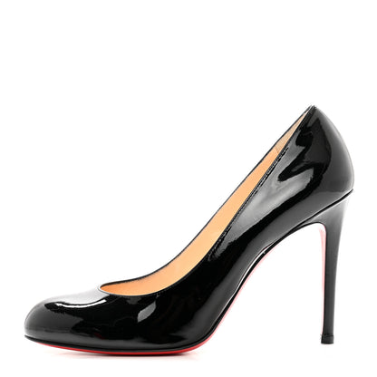 Christian Louboutin Patent Simple 85 Pumps 38.5 Black 1 of 8