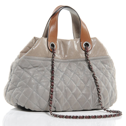 Chanel Iridescent Calfskin Large In The Mix Tote Bag Gray 3 of 9
