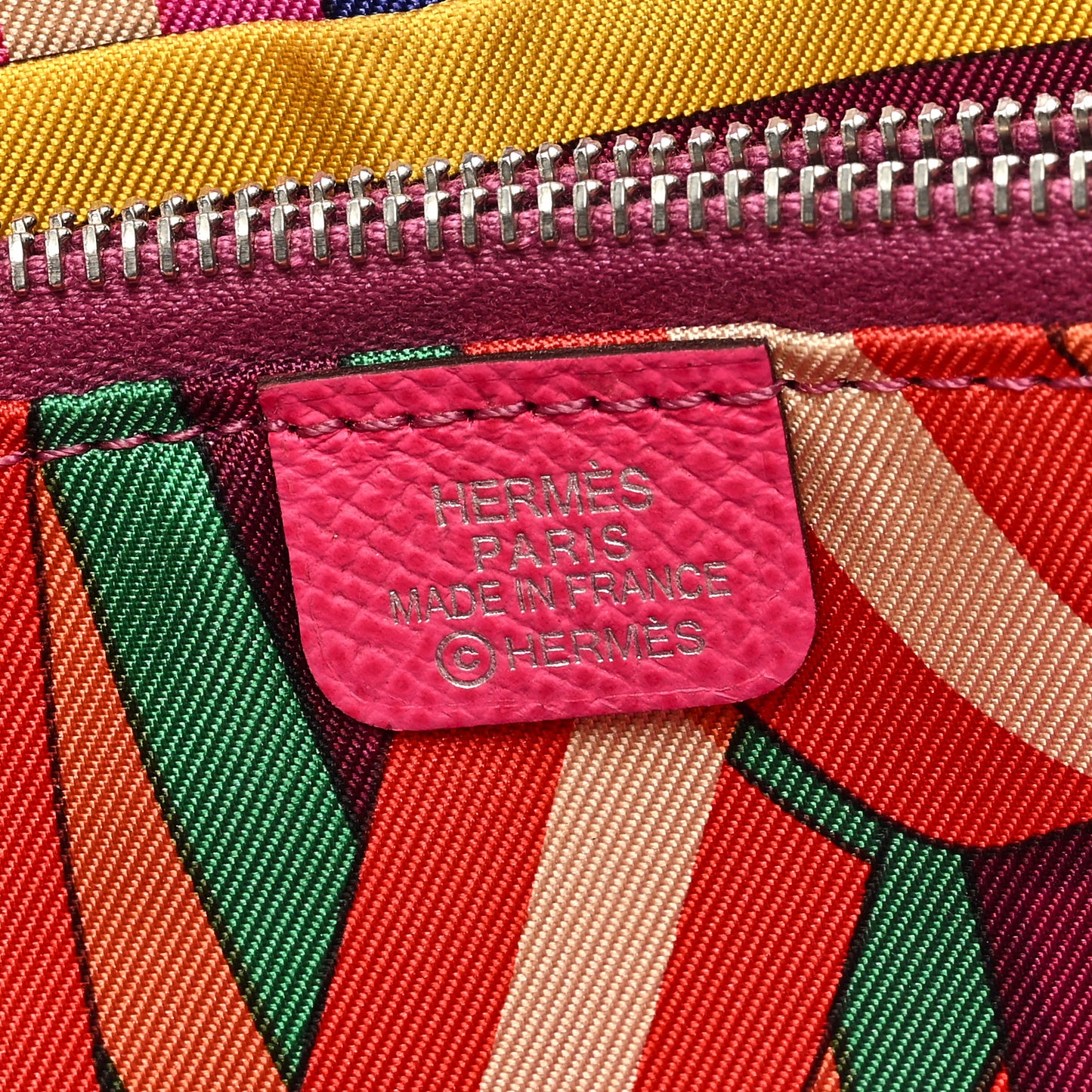 Epsom Silk'in Wallet Rose Tyrien