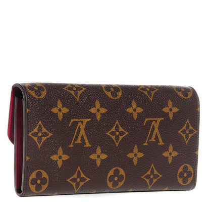 Louis Vuitton Monogram Emilie Wallet Fuschia 3 of 8