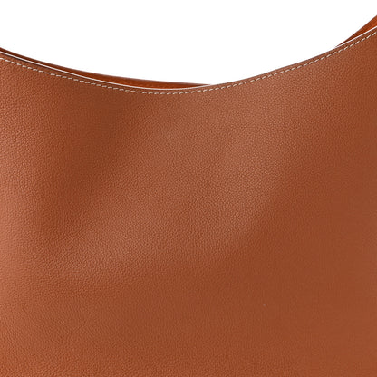 Louis Vuitton Grained Calfskin Low Key Hobo MM Cognac 8 of 10