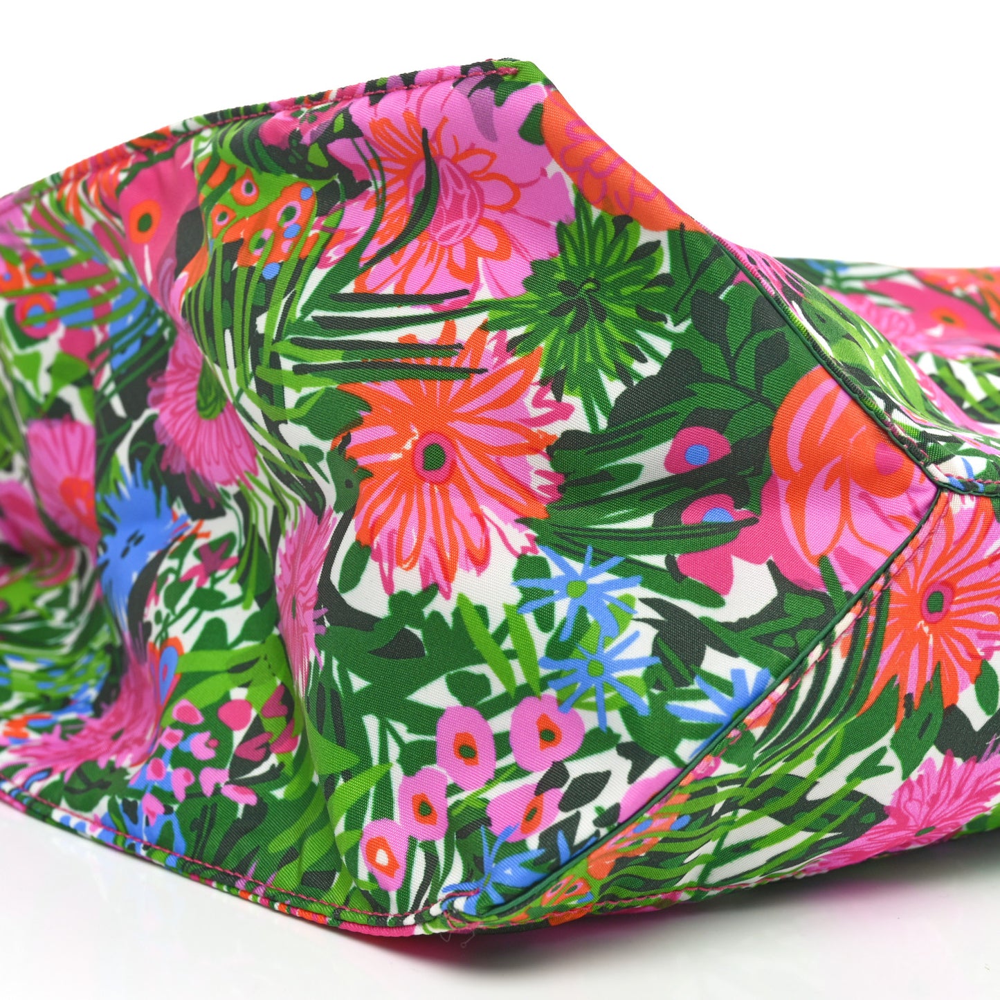 Tessuto Nylon Floral Print Tote Pink