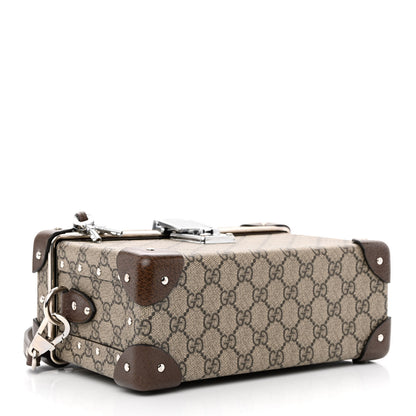 Gucci GG Supreme Monogram Globe-Trotter Beauty Case Brown 4 of 10