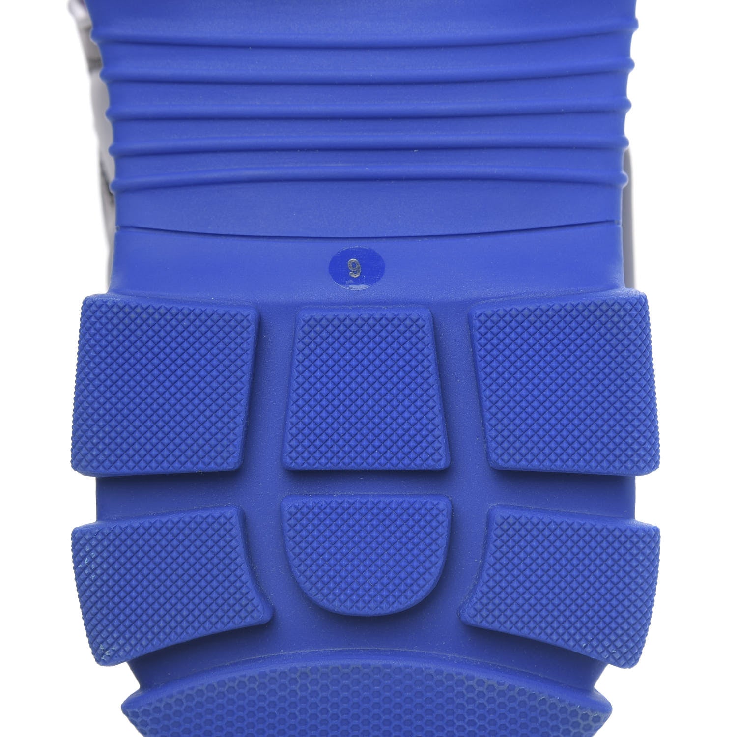 Gucci X SEGA Calfskin Mesh Mens Aguru Sandals 9 Black Blue Purple 8 of 9