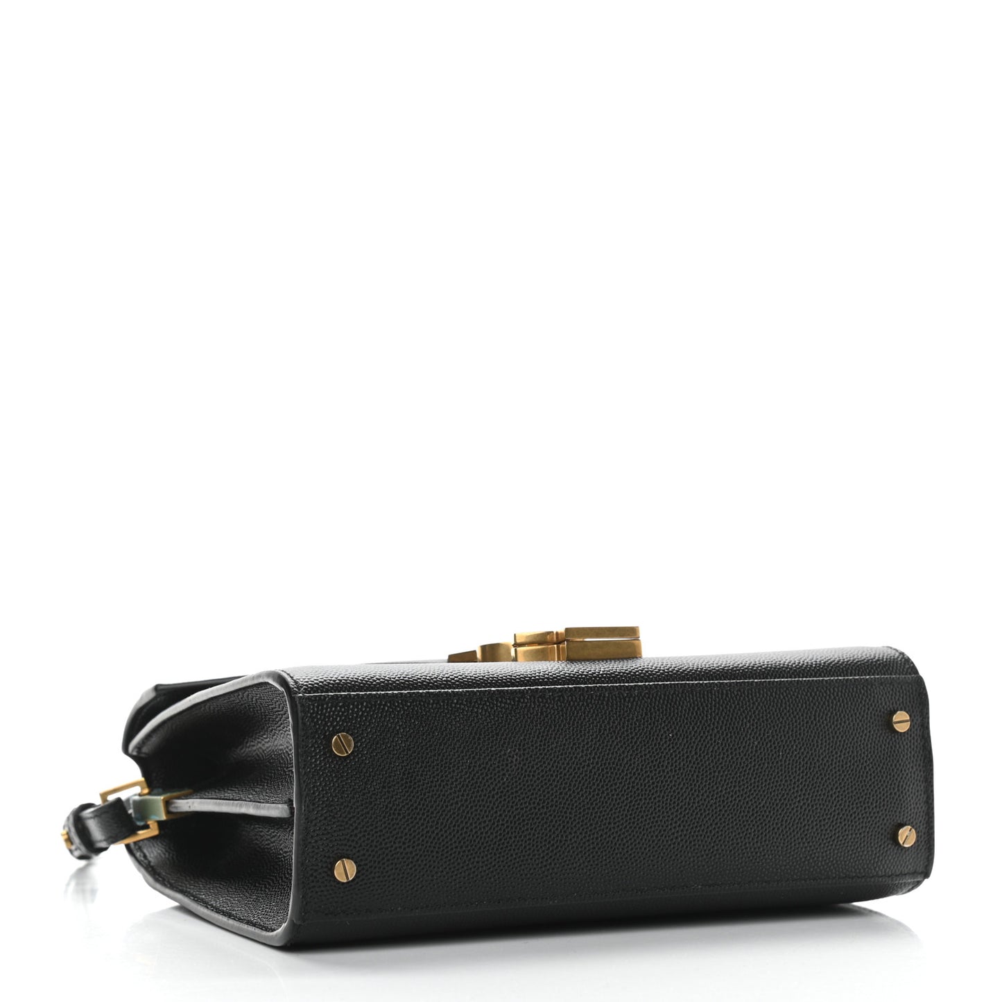 Grain de Poudre Mini Classic Monogram Cassandra Top Handle Black Rouge Legion