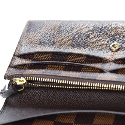 Louis Vuitton Damier Ebene Emilie Wallet 12 of 15