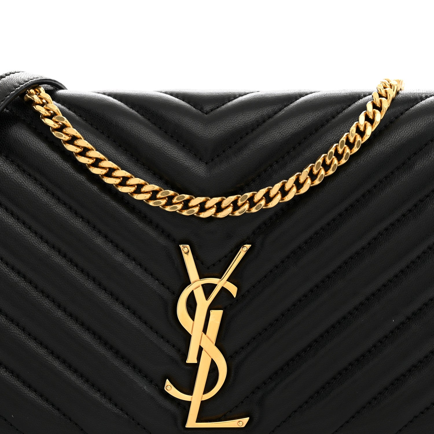 Saint Laurent Lambskin Matelasse Monogram Kate 99 Black 8 of 10