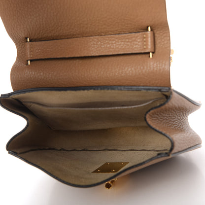 Chloe Grained Lambskin Mini Drew Shoulder Bag Nut 5 of 9