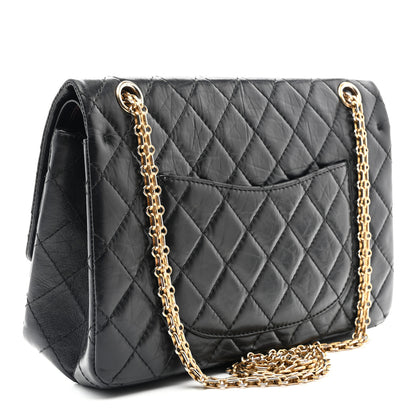 Chanel Aged Calfskin Quilted 2.55 Reissue 226 Flap Black 3 of 11