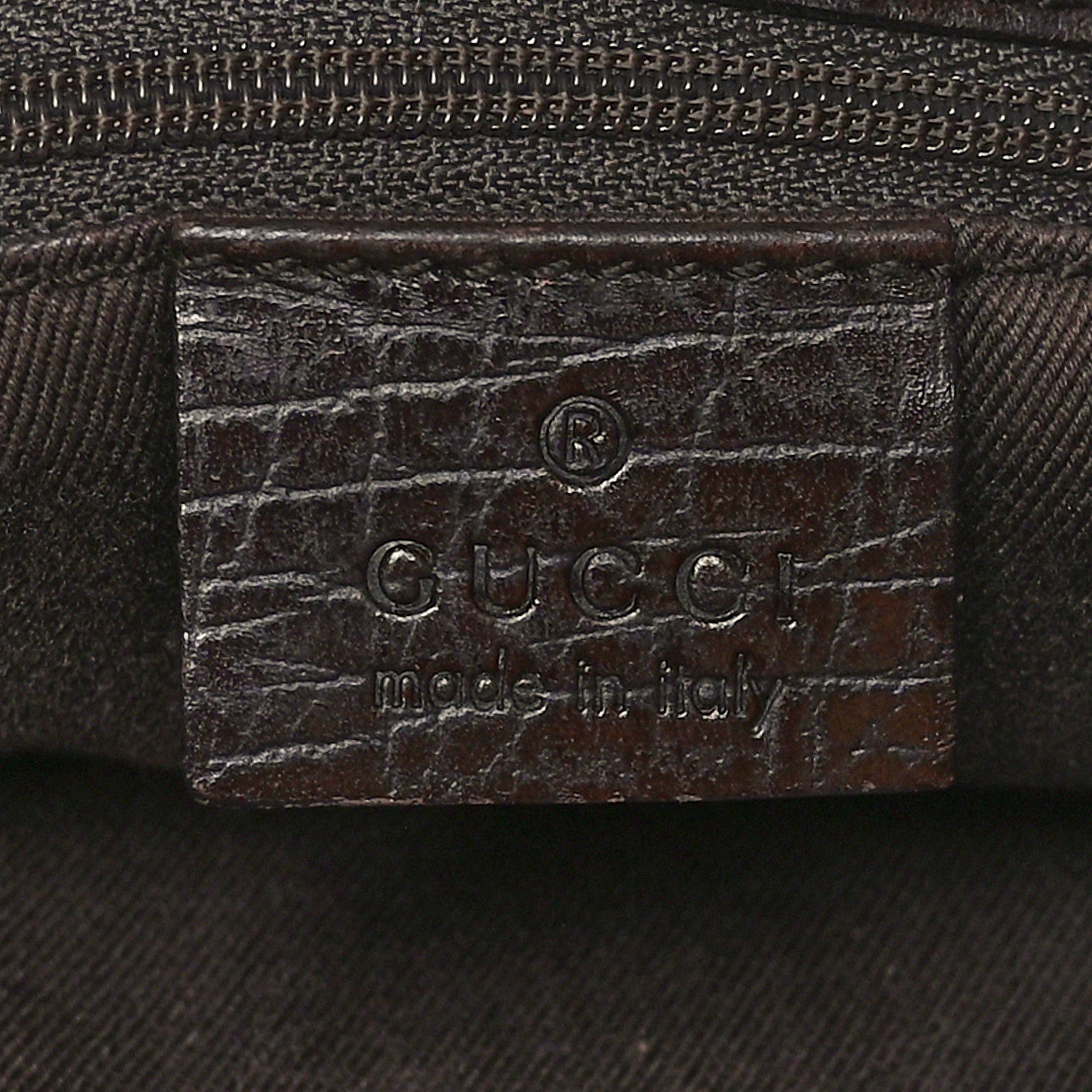 Gucci Monogram Small Bucket Tote Dark Brown 6 of 10