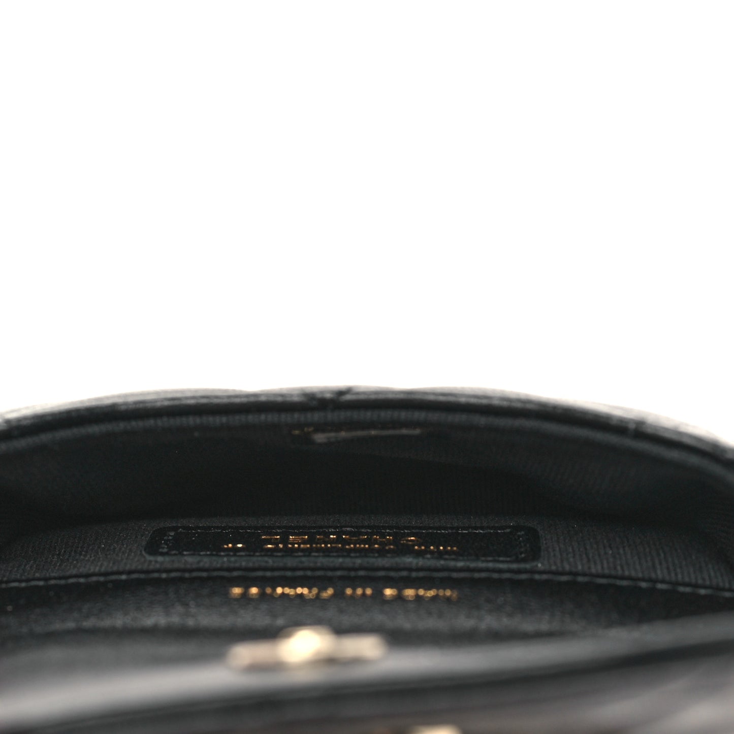 Lambskin Quilted Pearl Top Handle Clutch With Chain Black