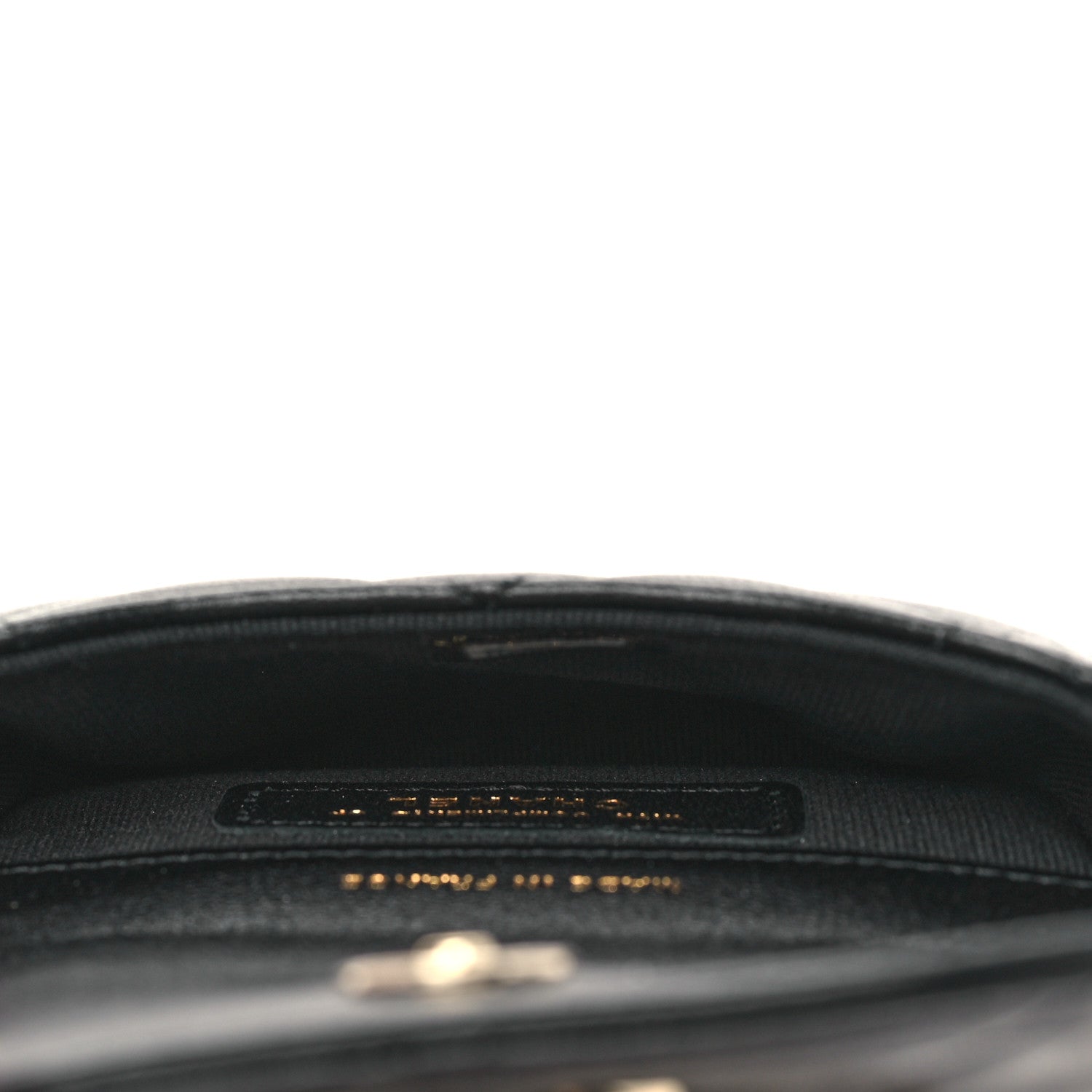 Chanel Lambskin Quilted Pearl Top Handle Clutch With Chain Black 5 of 11