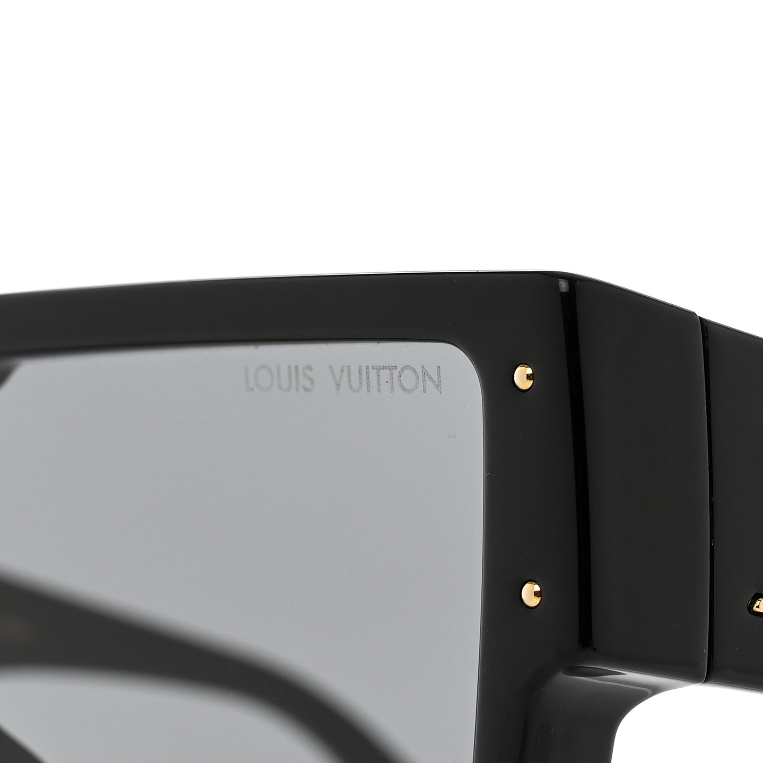 Louis Vuitton Acetate Cyclone Sunglasses Z1578E Black 8 of 9
