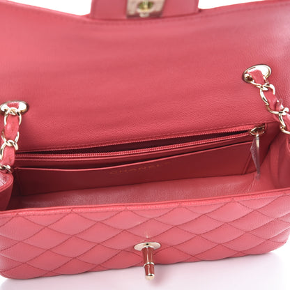 Chanel Caviar Quilted Mini Rectangular Flap Dark Pink 5 of 7