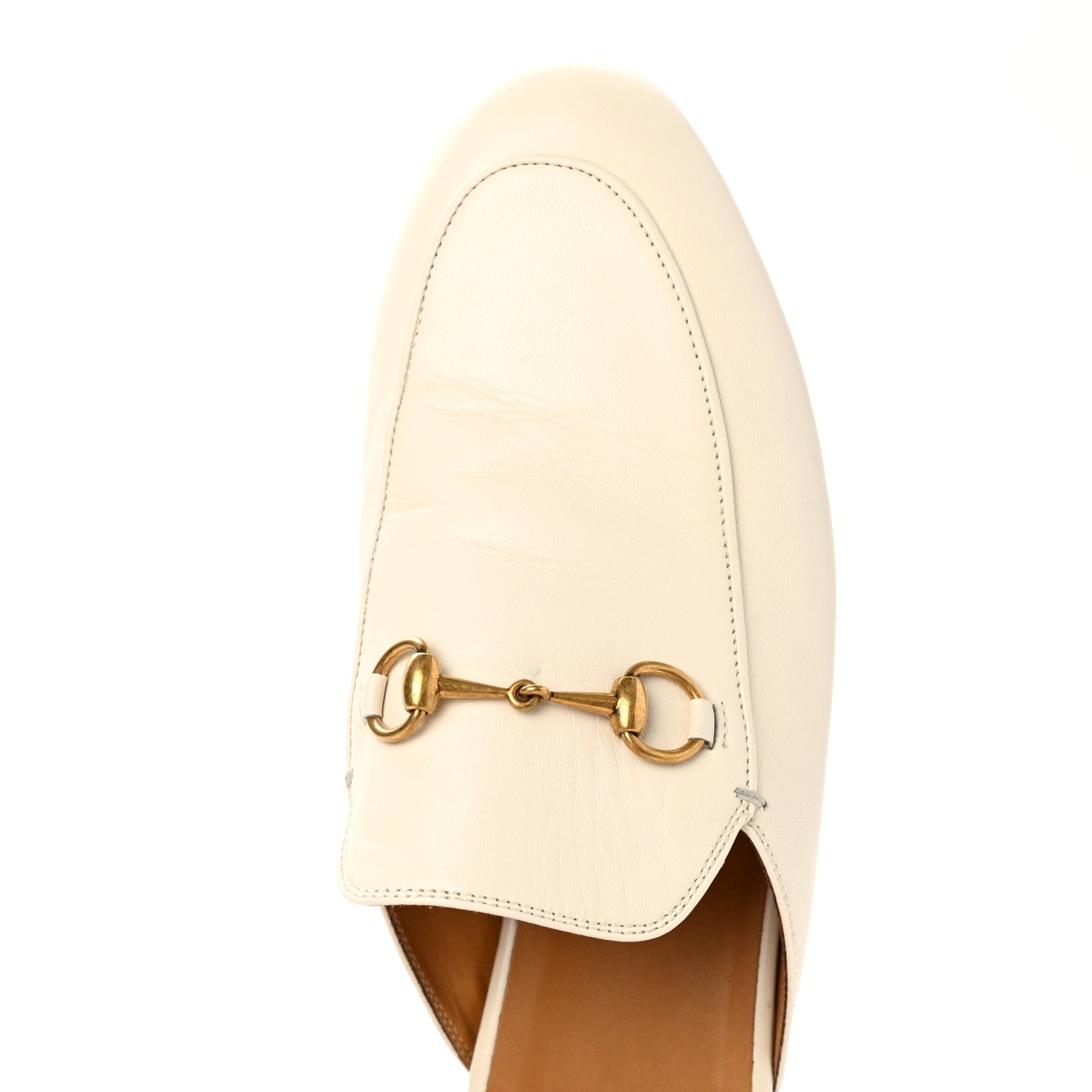 Gucci Malaga Kid Womens Princetown Slippers 40 Mystic White 9 of 10