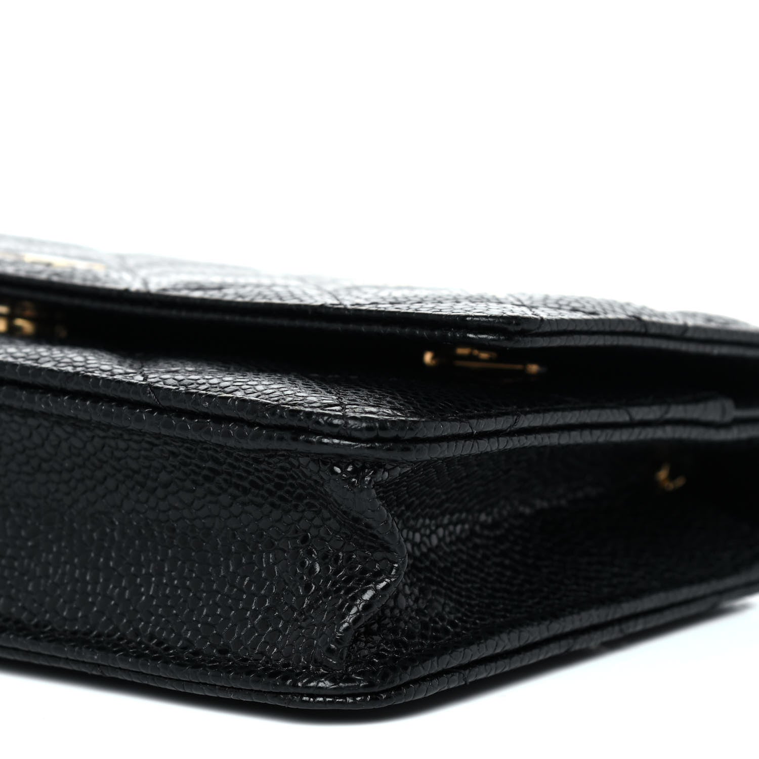 Chanel Caviar Quilted Wallet On Chain WOC Black 10 of 11