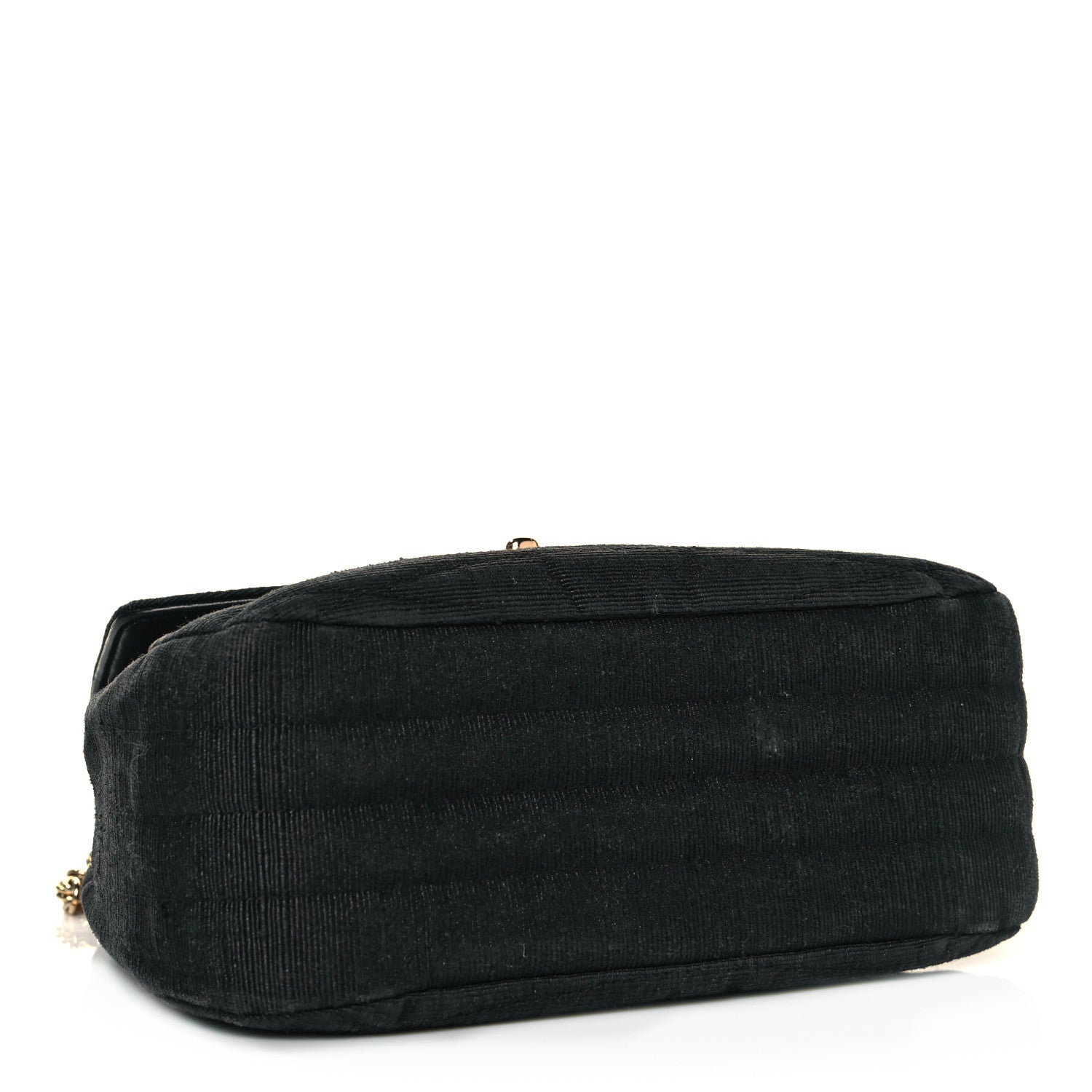 Chanel Grosgrain Canvas Quilted Envelope Flap Bag Black 4 of 8